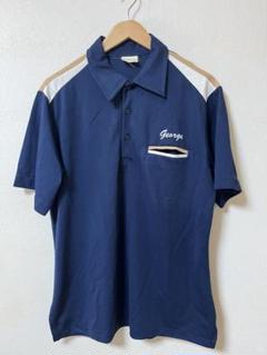 70sUSAビンテージKingLouieキングルイボウリングシャツ（ネイビー） 70s King Louie キングルイボーリングシャツ ネイビー