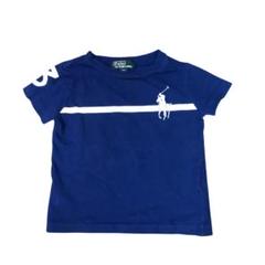 90s POLOラルフローレン　ベビー用ヴィンテージ半袖Tシャツ　プリントロゴ