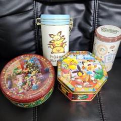 ポケモン へんしんメタモン パズル缶 クッキー缶 ピカチュウ 缶のみ ポケセン ポケモンセンターのお菓子 ポケモンパズル缶 へんしん！メタモン