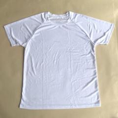 メンズMサイズ ドライメッシュTシャツ 白