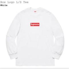 Supreme - Box Logo L/S Tee White XLarge