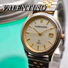 CLAUDIO VALENTINO デイト ゴールド メンズ腕時計 1270