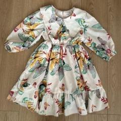 SHEIN 蝶と花のプリント ワンピース US 3Y
