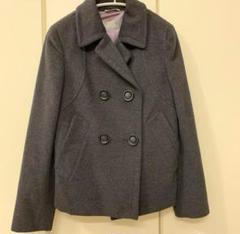 MAXMARA マックスマーラチャコールグレーピーコートショートコート