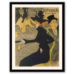 ロートレック、エレーヌ・ヴァリ、希少画集画、状態良好、新品高級額装付 重岡良子、【朝露野】、希少な額装用画集より、新品額装付、状態