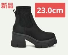 新品 UGG アグ　ブルックリン チェルシー　24.5 25 EU39 UK6 UGG Australia UGG(アグ)ブーツ サイドゴア 厚底 ロゴ ヒール