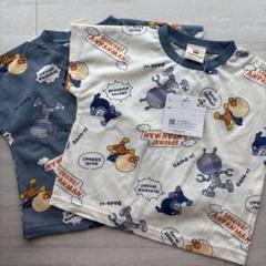 バイキンマン　半袖　Tシャツ　白ブルーしま　#561 バイキンマン 半袖 Tシャツ 白ブルーしま #561 - メルカリ