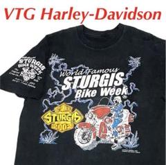 ビンテージ アメリカンサンダー ハーレーダビッドソン Tシャツ