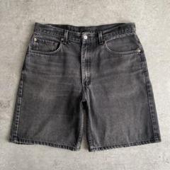 今旬 90s Levis 550 ヒゲ落ち ブラック デニム ショーツ W34