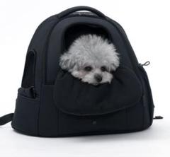 【未使用】SSOOOKリュックMサイズ ssoook フロントバッグ Mサイズ 黒 ブラック リュック 小型犬