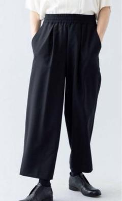 【早い者勝ち❗️】Marka easy wide pants black モヘアのサムネイル