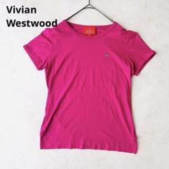 Vivian Westwood ヴィヴィアン 半袖Tシャツ 02 ピンクロゴ付き