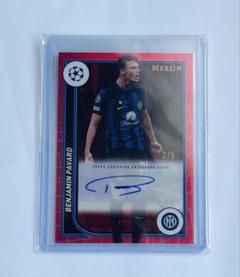 5シリ】Topps Chrome Merlin パヴァール 直筆サインカード