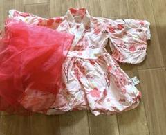 【美品】帯付き浴衣ワンピース