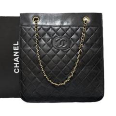 美品　CHANEL シャネル　ラムスキン　チェーンショルダーバッグ　ハンドバッグのサムネイル