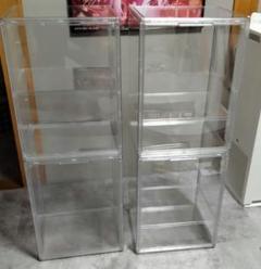 八番屋 フィギュアケース 透明展示ケース マグネット式扉 コレクションケース
