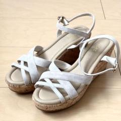 PICHE ABAHOUSE美品　ウェッジソールサンダル　サイズ39 24.5