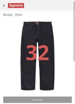 Supreme Baggy Jean (FW24) Black Men｜ストレートデニム