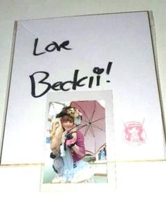 ベッキー・クルーエル　サイン入り色紙②生写真付き