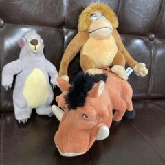 ディズニー　ジャングルブック　ビンテージ ぬいぐるみ　セット 1960年代 ヴィンテージぬいぐるみ ディズニー ジャングルブック