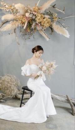 ウェディングドレス　前撮り　マーメイド マーメイドライン | ウェディングドレス｜【公式】小さな結婚式