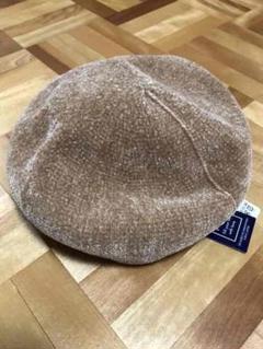 新品★モールヤーンベレー帽★ベージュ★のサムネイル