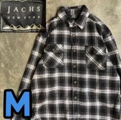 7T4407 JACHS ネルシャツ　ヘビネル　オンブレ　アメカジ　古着