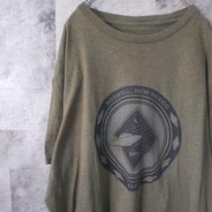 半袖TシャツUSA古着ビッグオーバーサイズグリーン　A8,60