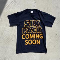 Tシャツ ネイビー 文字　メッセージ　古着　M