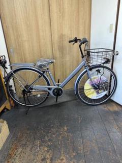 人気便利グッズ 新車 ON BASE 27インチ LEDオートライト 6段変速 カートリッジBB 自転車本体