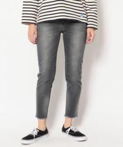 【ヘルシーデニム】H.Salt スキニーデニムパンツ ストレッチ フリンジ 綿混