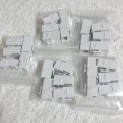 新品⭐️ RJ45 Cat6 キーストーンカプラー 25個パック メス-メス