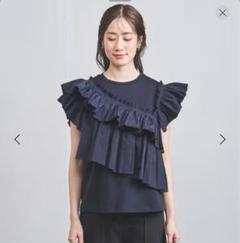 ユナイテッドアローズ　ノースリーブTシャツ ネイビー