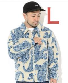 Big Paisley Full Zip Sherpa jacket Lサイズ