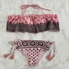 ビキニ　水着　セットアップ　オフショル　セパレート水着