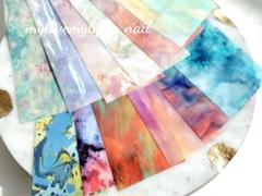 marbleネイル転写ホイル 12色set