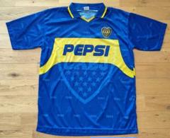 NIKE ボカジュニアーズ　サッカーシャツ XL PEPSI ナイキ　レトロ Nike Boca Juniors シャツ PEPSI XL - メルカリ