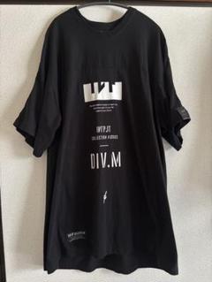 NILøS ブラック カットソー オーバーサイズ Tシャツ 刺繍 ニルズ