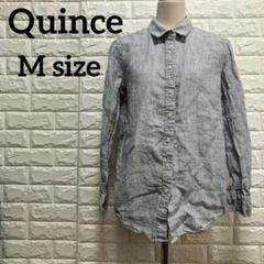 匿名配送✨️Quince ストライプ 長袖シャツ 【M】