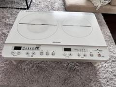 キッチン家電 IRIS IHK-W12S-W Amazon.co.jp: アイリスオーヤマ IHクッキングヒーター 2口IH