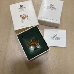 Swarovski ブローチ　スワロフスキー　クリスタル　ストロベリー
