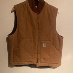 2025年最新】carhartt ベスト ブラウンの人気アイテム - メルカリ