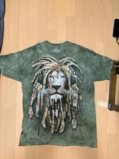 THE MOUNTAIN ライオン ドレッドTシャツ Lサイズ