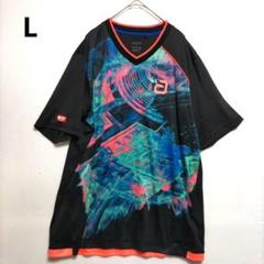 アンドロ 卓球 ユニフォーム L 黒 柄 JTTA