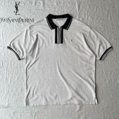 新品未使用　タグ有り　イブサンローラン　ポロシャツ　ワイシャツ　胸元刺繍ロゴ 中古・古着通販】Yves Saint Laurent (イヴサンローラン) ロゴ