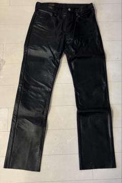 超美品　ジョンブル レザーパンツ 本革 ブラック 黒 牛革 革パン W32 2025年最新】JOHN BULL カラー：ブラック系 その他の人気