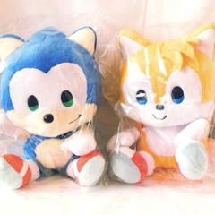ソニックとテイルス　SONIC＆FRIENDS ソニックフレンズ ぬいぐるみMのサムネイル