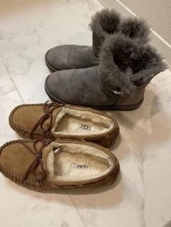 新品未使用⭐︎UGG モカシン ダコタ　グレー 22センチ UGG モカシン ダコタ US7(24cm)