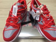 OFF-WHITE NIKE DUNK LOW UNIVERSITY RED