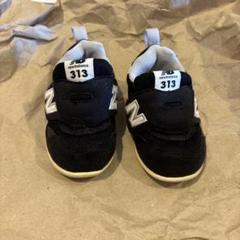 中古　New Balance 313 黒　ブラック　キッズ12センチ